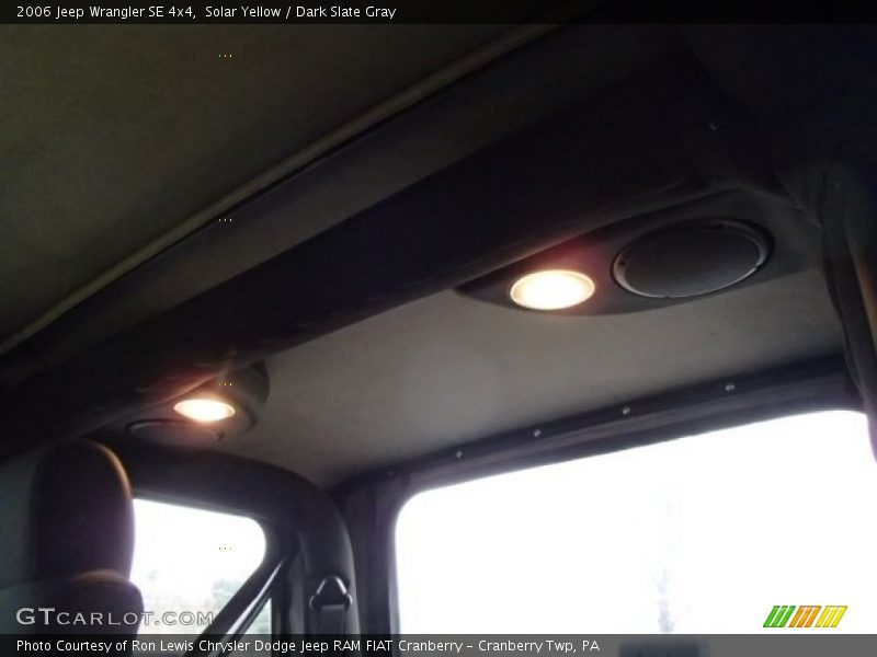 Solar Yellow / Dark Slate Gray 2006 Jeep Wrangler SE 4x4