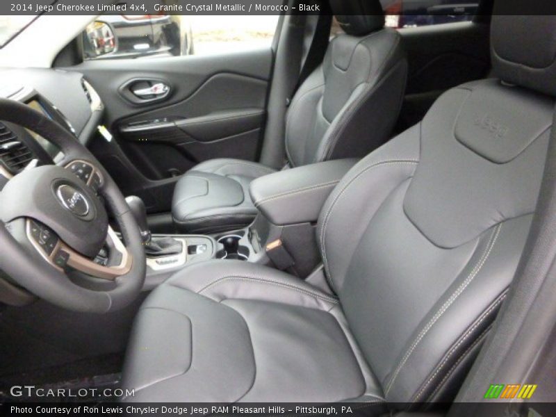 Front Seat of 2014 Cherokee Limited 4x4