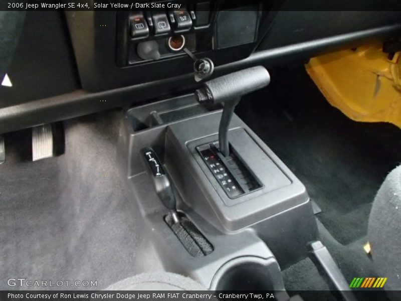 Solar Yellow / Dark Slate Gray 2006 Jeep Wrangler SE 4x4
