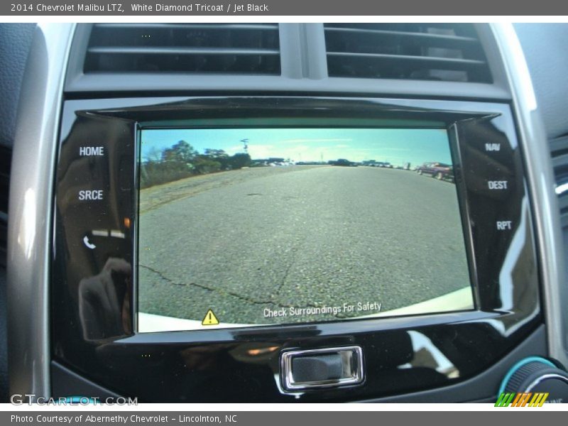 White Diamond Tricoat / Jet Black 2014 Chevrolet Malibu LTZ