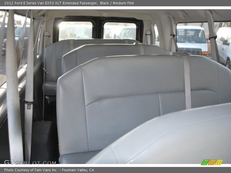 Black / Medium Flint 2012 Ford E Series Van E350 XLT Extended Passenger
