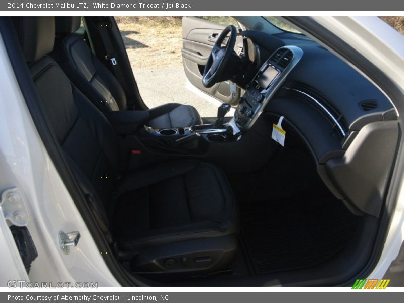 White Diamond Tricoat / Jet Black 2014 Chevrolet Malibu LTZ