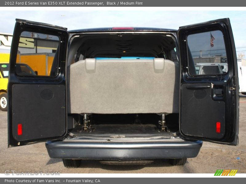 Black / Medium Flint 2012 Ford E Series Van E350 XLT Extended Passenger