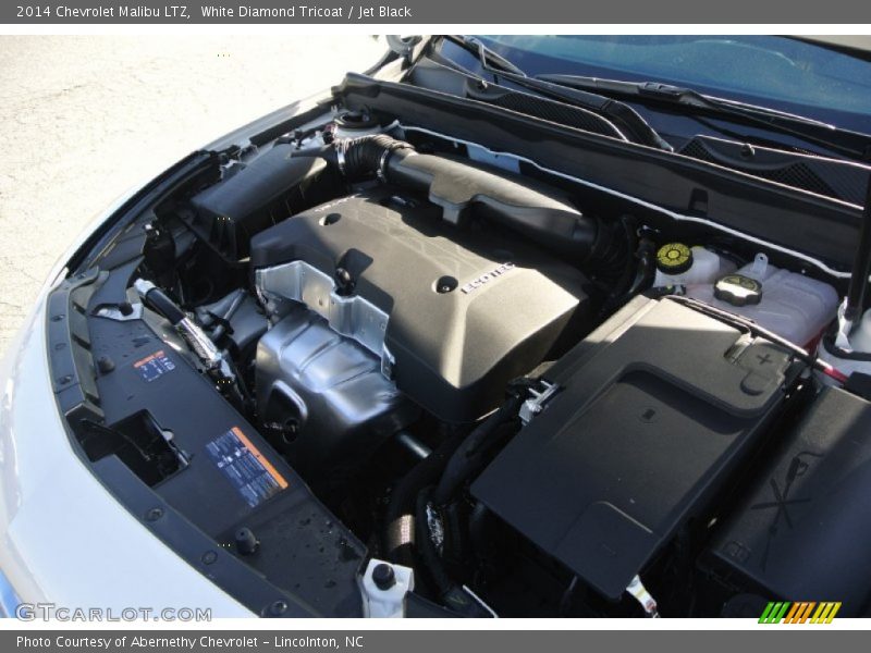 White Diamond Tricoat / Jet Black 2014 Chevrolet Malibu LTZ