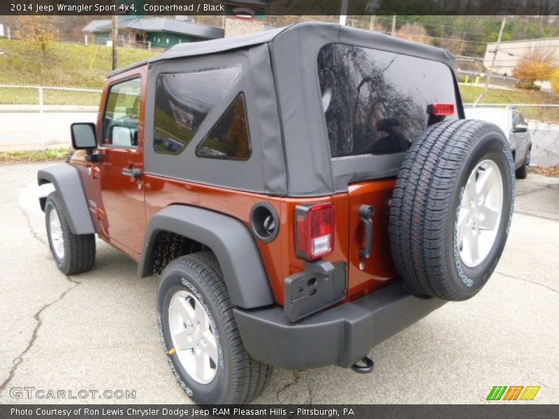 Copperhead / Black 2014 Jeep Wrangler Sport 4x4