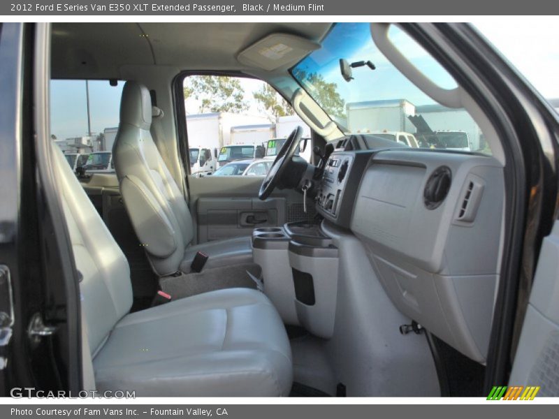 Black / Medium Flint 2012 Ford E Series Van E350 XLT Extended Passenger