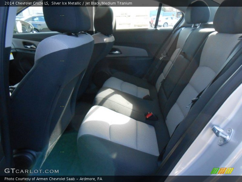 Silver Ice Metallic / Jet Black/Medium Titanium 2014 Chevrolet Cruze LS