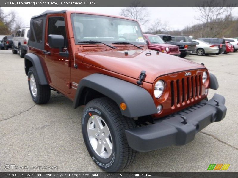 Front 3/4 View of 2014 Wrangler Sport 4x4