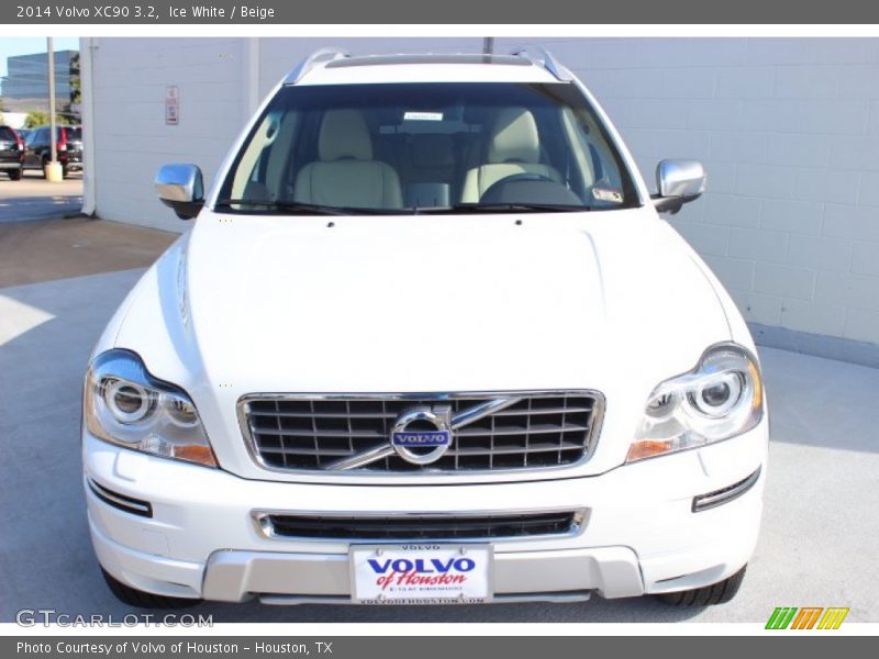 Ice White / Beige 2014 Volvo XC90 3.2