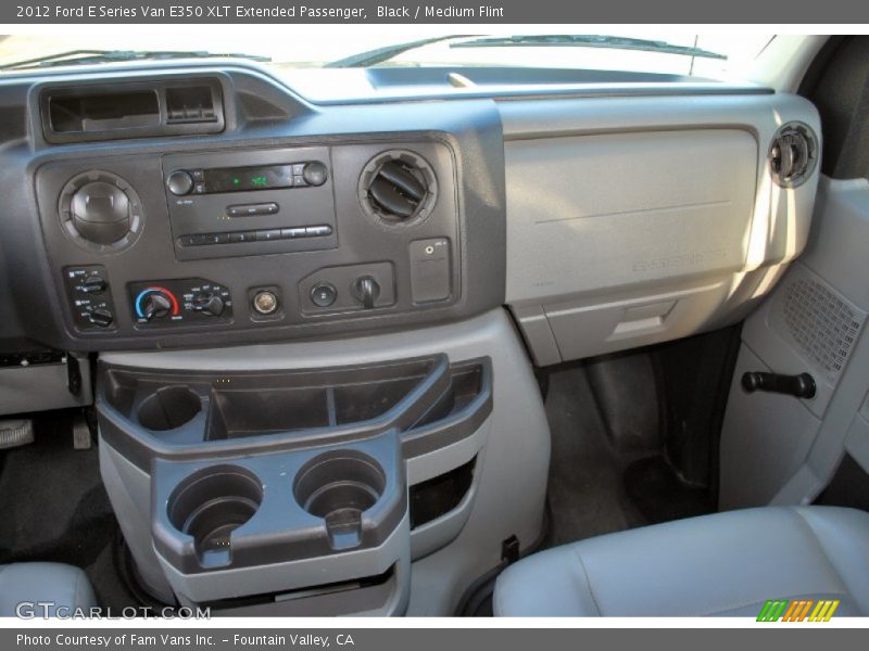 Black / Medium Flint 2012 Ford E Series Van E350 XLT Extended Passenger