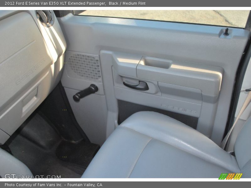 Black / Medium Flint 2012 Ford E Series Van E350 XLT Extended Passenger