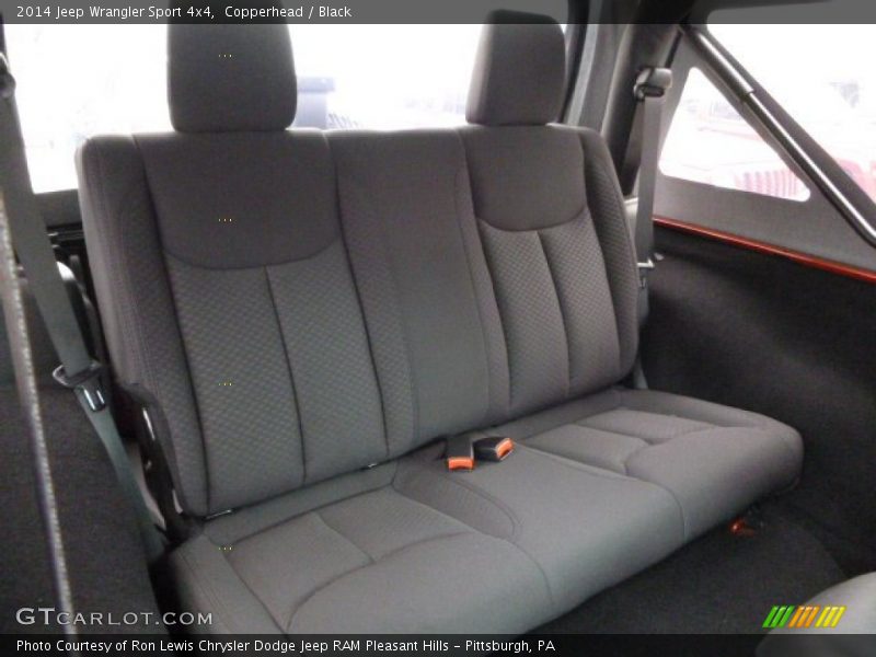 Rear Seat of 2014 Wrangler Sport 4x4
