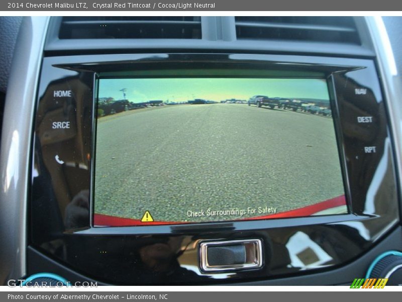 Crystal Red Tintcoat / Cocoa/Light Neutral 2014 Chevrolet Malibu LTZ