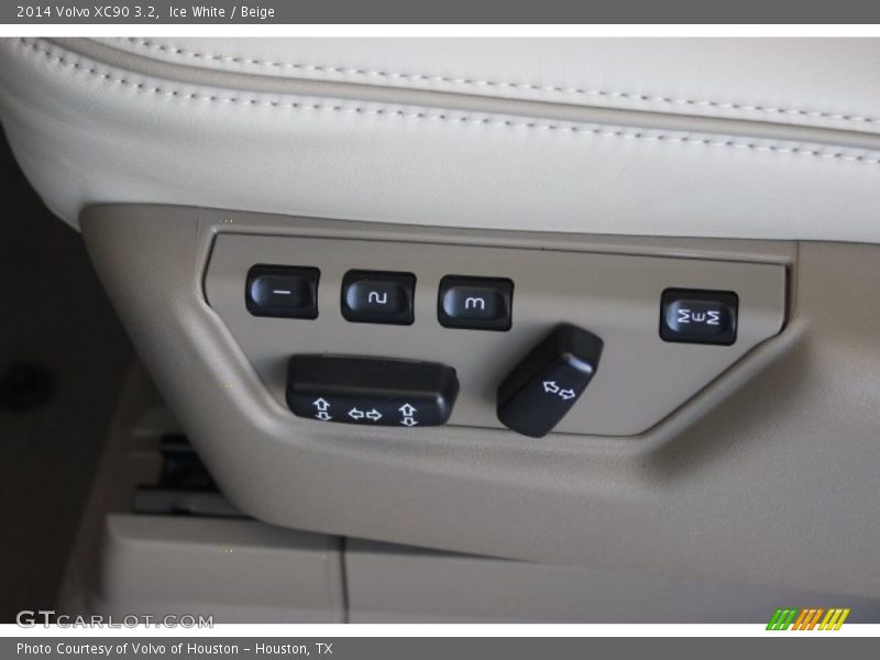 Ice White / Beige 2014 Volvo XC90 3.2