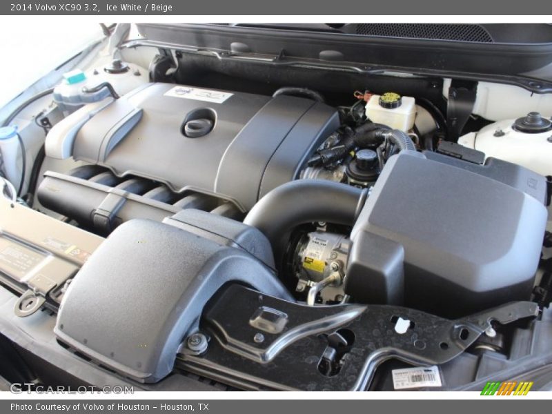 Ice White / Beige 2014 Volvo XC90 3.2