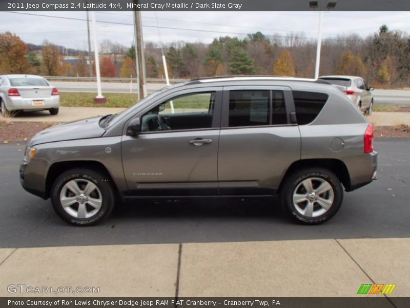 Mineral Gray Metallic / Dark Slate Gray 2011 Jeep Compass 2.4 Latitude 4x4