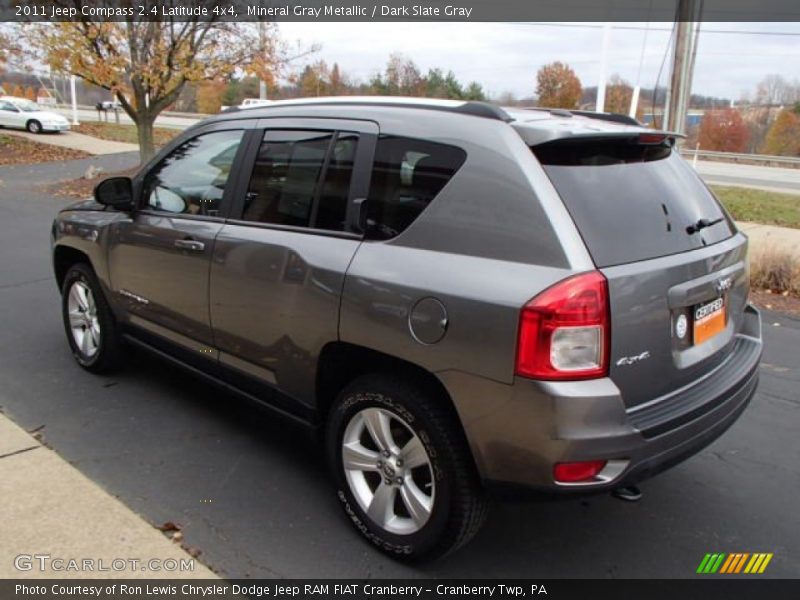 Mineral Gray Metallic / Dark Slate Gray 2011 Jeep Compass 2.4 Latitude 4x4