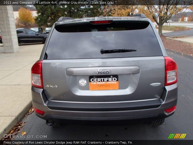 Mineral Gray Metallic / Dark Slate Gray 2011 Jeep Compass 2.4 Latitude 4x4