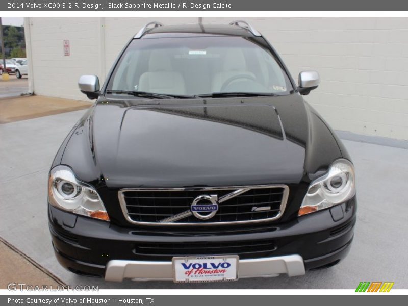 Black Sapphire Metallic / R-Design Calcite 2014 Volvo XC90 3.2 R-Design