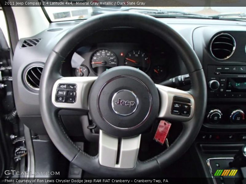 Mineral Gray Metallic / Dark Slate Gray 2011 Jeep Compass 2.4 Latitude 4x4