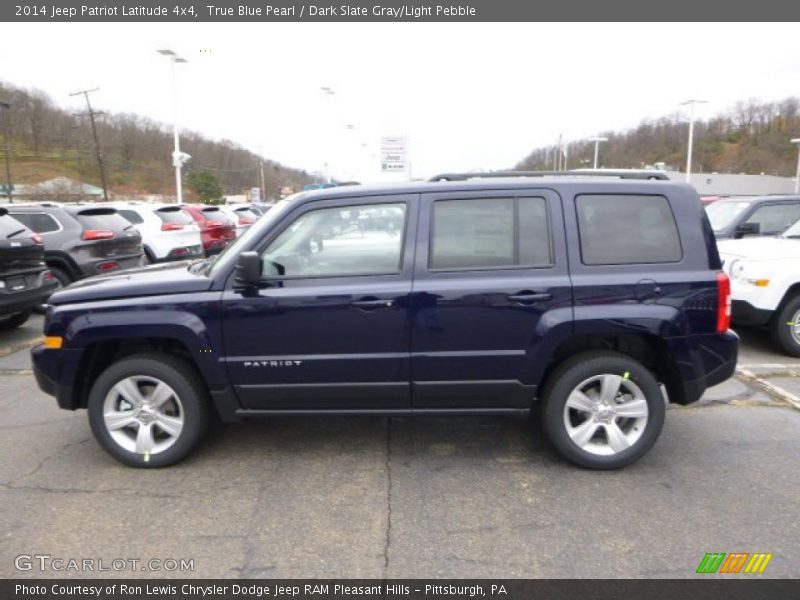 True Blue Pearl / Dark Slate Gray/Light Pebble 2014 Jeep Patriot Latitude 4x4