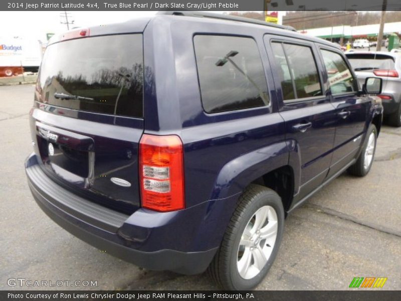 True Blue Pearl / Dark Slate Gray/Light Pebble 2014 Jeep Patriot Latitude 4x4