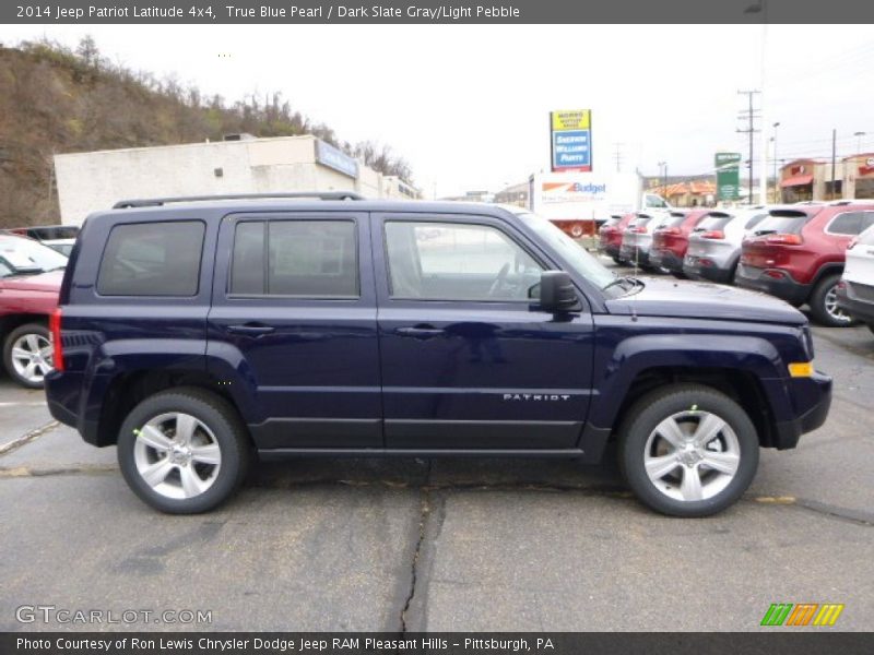 True Blue Pearl / Dark Slate Gray/Light Pebble 2014 Jeep Patriot Latitude 4x4