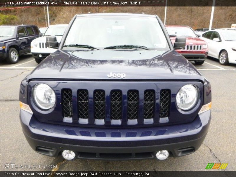 True Blue Pearl / Dark Slate Gray/Light Pebble 2014 Jeep Patriot Latitude 4x4