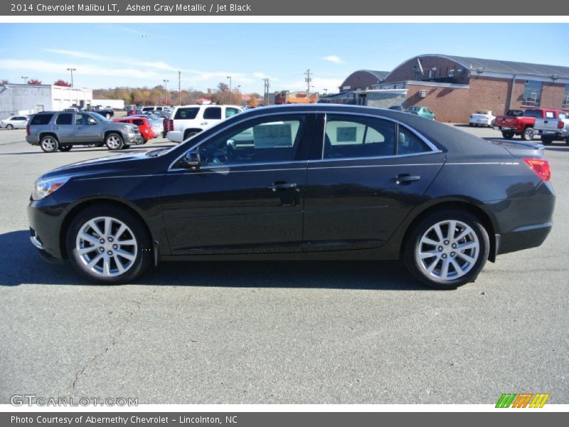 Ashen Gray Metallic / Jet Black 2014 Chevrolet Malibu LT