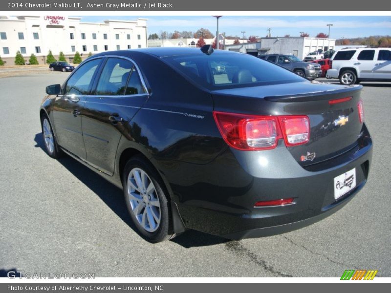 Ashen Gray Metallic / Jet Black 2014 Chevrolet Malibu LT