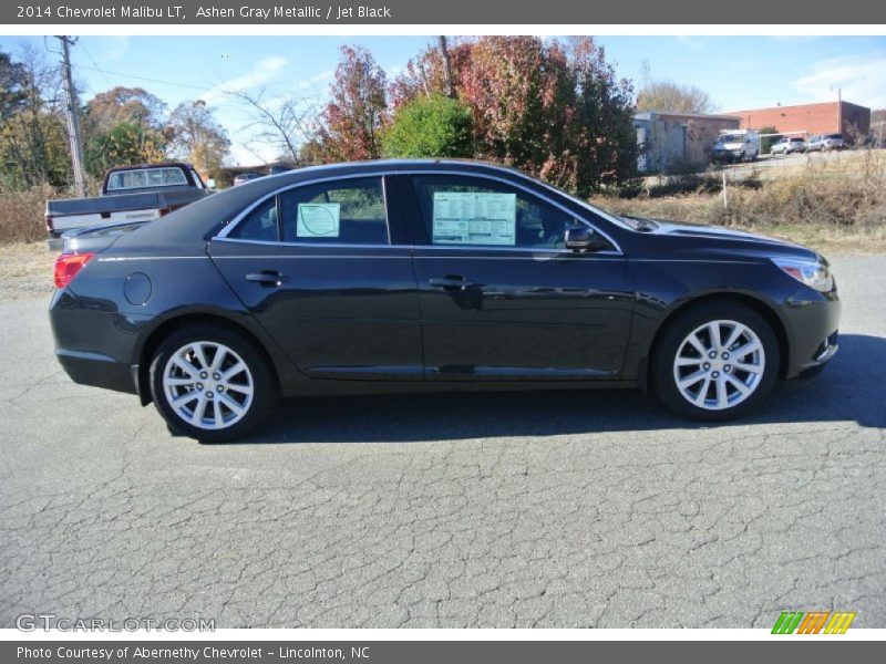 Ashen Gray Metallic / Jet Black 2014 Chevrolet Malibu LT