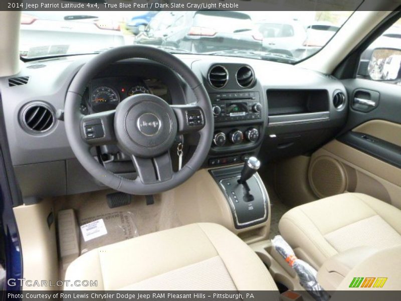 True Blue Pearl / Dark Slate Gray/Light Pebble 2014 Jeep Patriot Latitude 4x4
