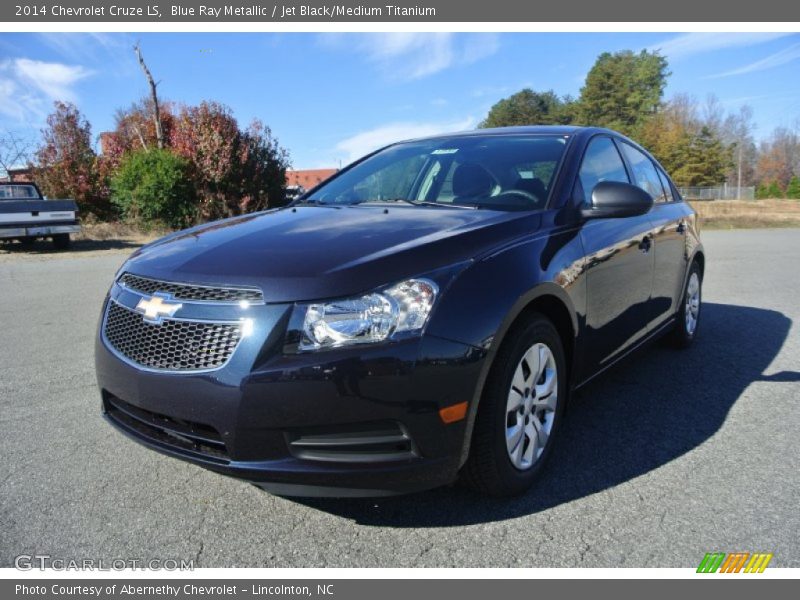 Blue Ray Metallic / Jet Black/Medium Titanium 2014 Chevrolet Cruze LS