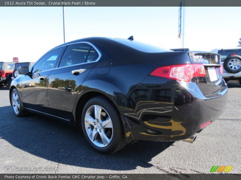 Crystal Black Pearl / Ebony 2012 Acura TSX Sedan