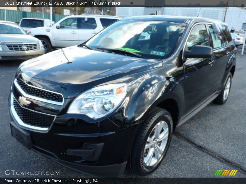 Black / Light Titanium/Jet Black 2011 Chevrolet Equinox LS AWD