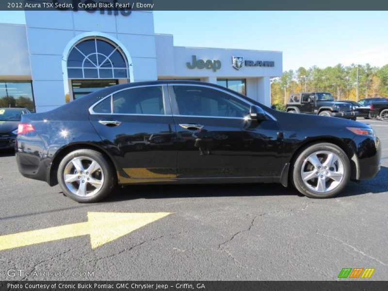 Crystal Black Pearl / Ebony 2012 Acura TSX Sedan