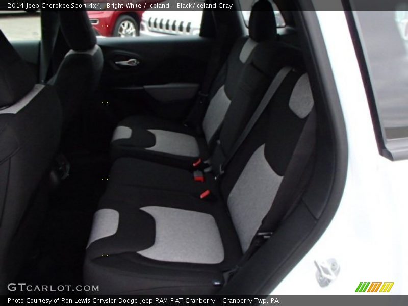 Bright White / Iceland - Black/Iceland Gray 2014 Jeep Cherokee Sport 4x4
