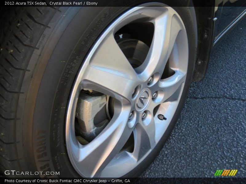 Crystal Black Pearl / Ebony 2012 Acura TSX Sedan