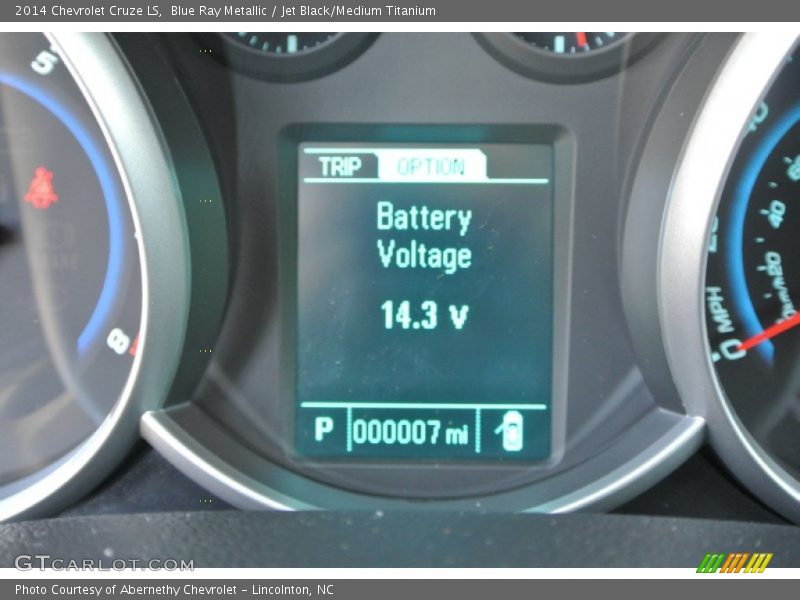 Blue Ray Metallic / Jet Black/Medium Titanium 2014 Chevrolet Cruze LS