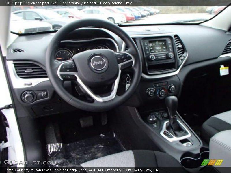 Iceland - Black/Iceland Gray Interior - 2014 Cherokee Sport 4x4 