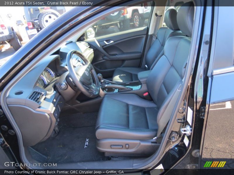 Crystal Black Pearl / Ebony 2012 Acura TSX Sedan