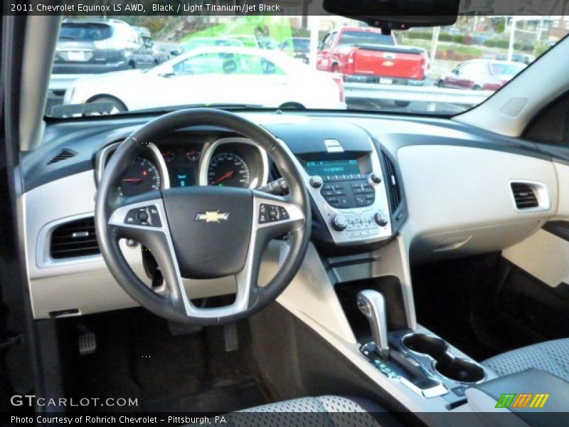 Black / Light Titanium/Jet Black 2011 Chevrolet Equinox LS AWD