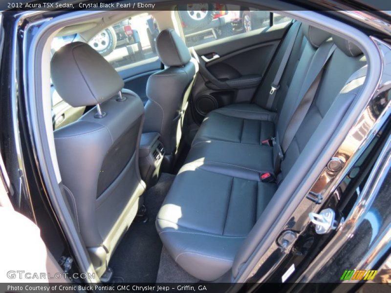 Crystal Black Pearl / Ebony 2012 Acura TSX Sedan