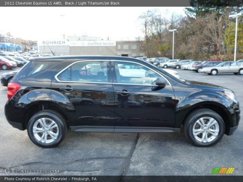Black / Light Titanium/Jet Black 2011 Chevrolet Equinox LS AWD