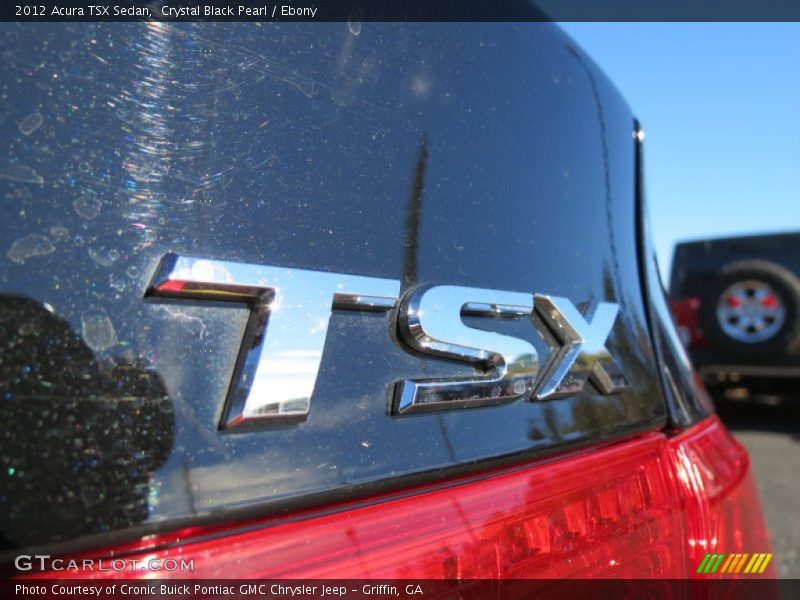 Crystal Black Pearl / Ebony 2012 Acura TSX Sedan