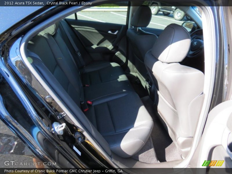 Crystal Black Pearl / Ebony 2012 Acura TSX Sedan