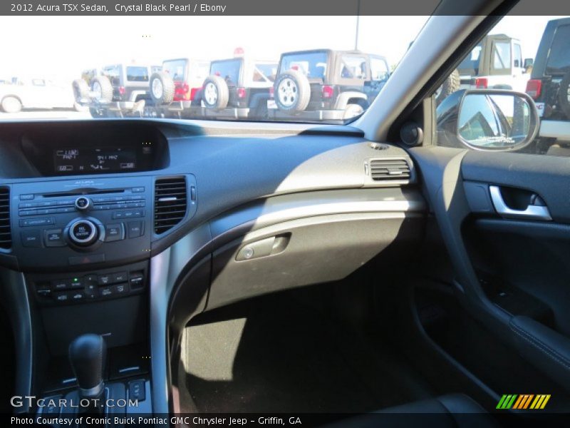 Crystal Black Pearl / Ebony 2012 Acura TSX Sedan
