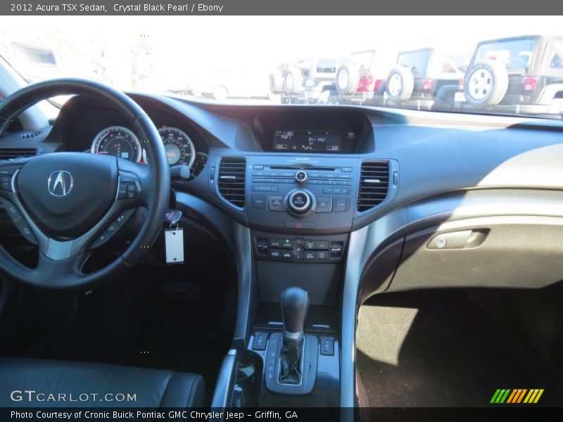Crystal Black Pearl / Ebony 2012 Acura TSX Sedan