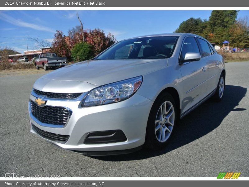 Silver Ice Metallic / Jet Black 2014 Chevrolet Malibu LT