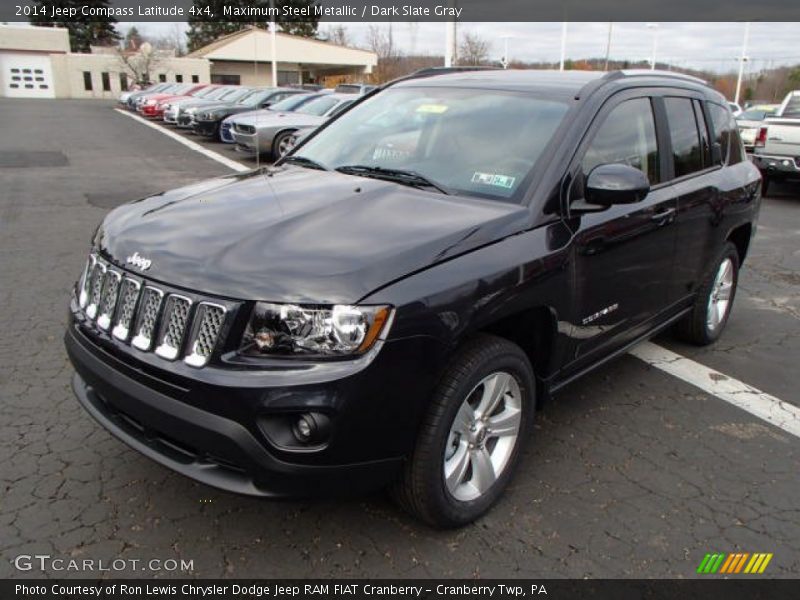 Maximum Steel Metallic / Dark Slate Gray 2014 Jeep Compass Latitude 4x4